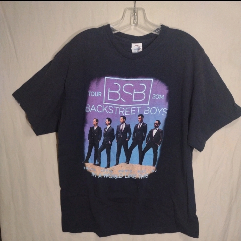 Backstreet Boys T-Shirt 2014 Tour Size XLarge In A World Like This Concert